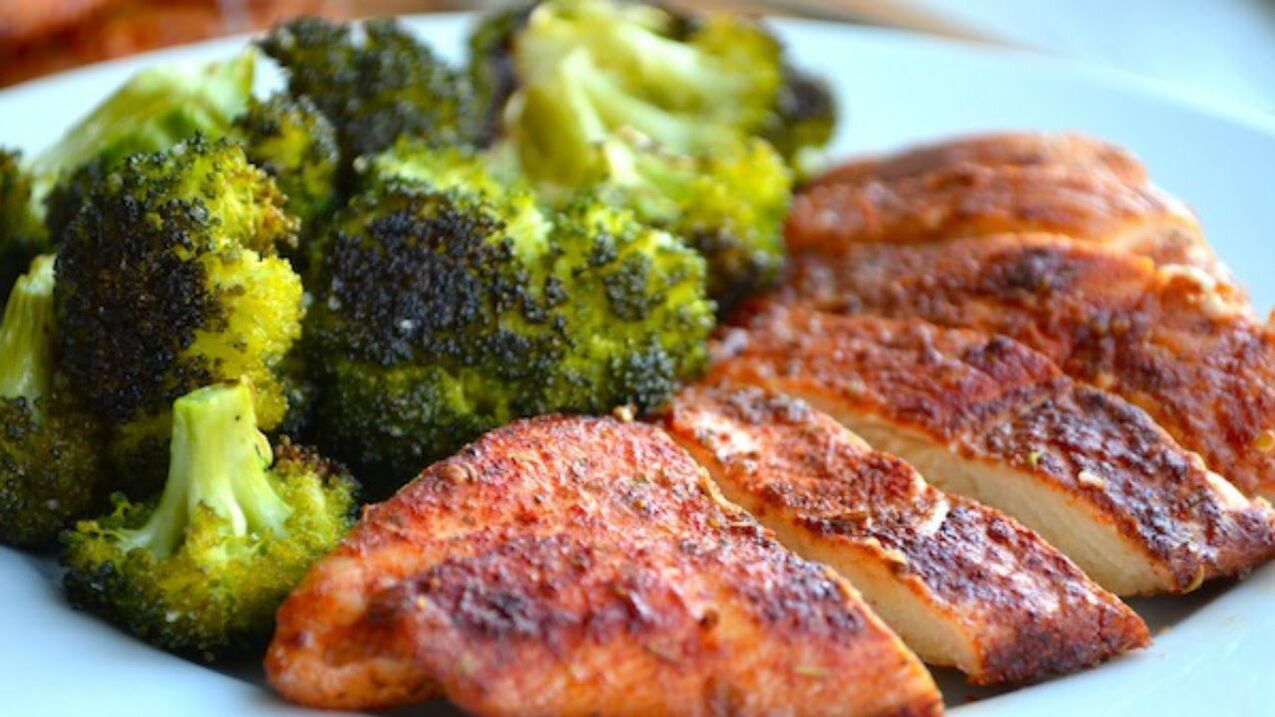 broccoli chicken breast for a 6 petal diet