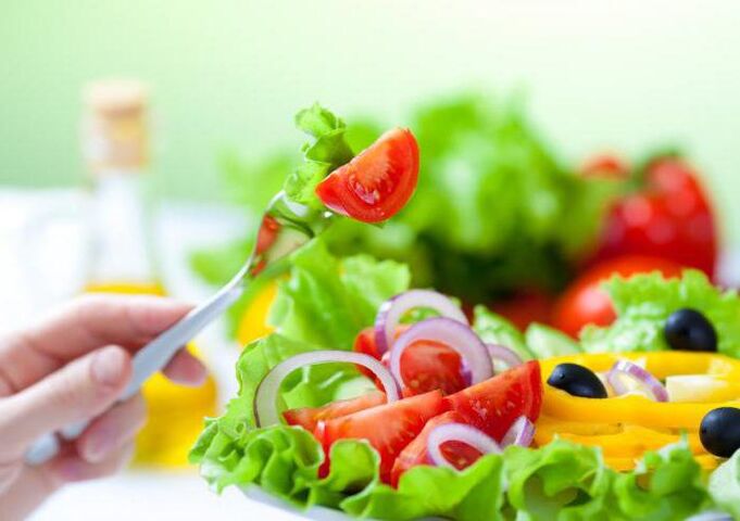 vegetable salad for weight loss to 5 kg per week